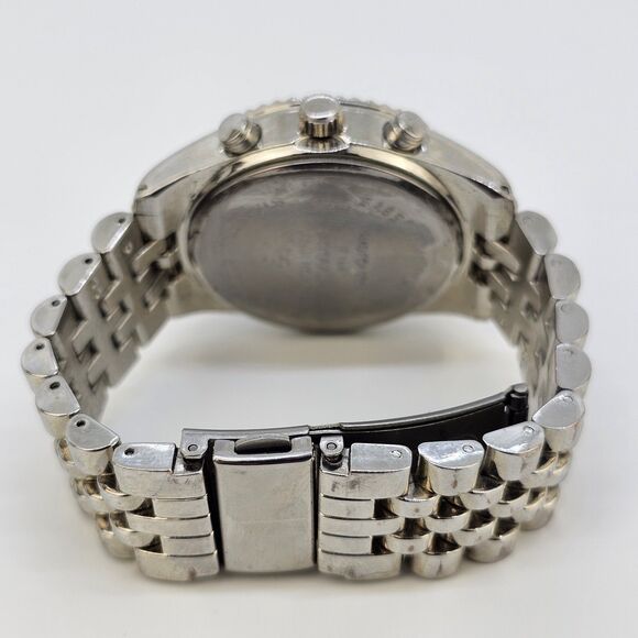 Folio Women's Watch 38MM Dark Pink Dial Gray Bracelet Band 5.5" New Battery - Picture 9 of 13